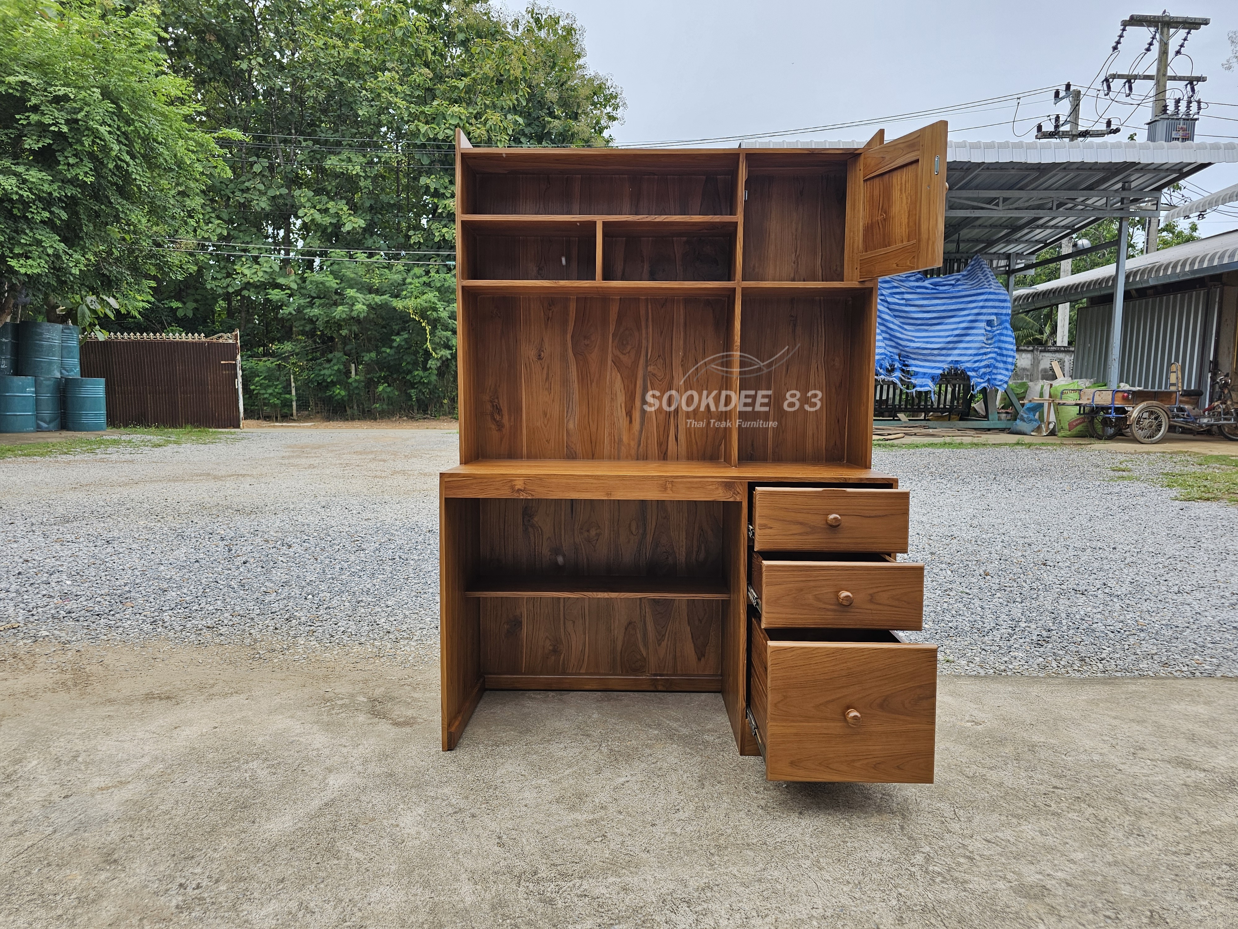 โต๊ะทำงานโนบิตะ ลิ้นชักขวา