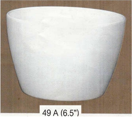 โถตุ๋นเมลามีน 6.5 นิ้ว Flowerware สีขาว (ใบละ) (ฺ49A)