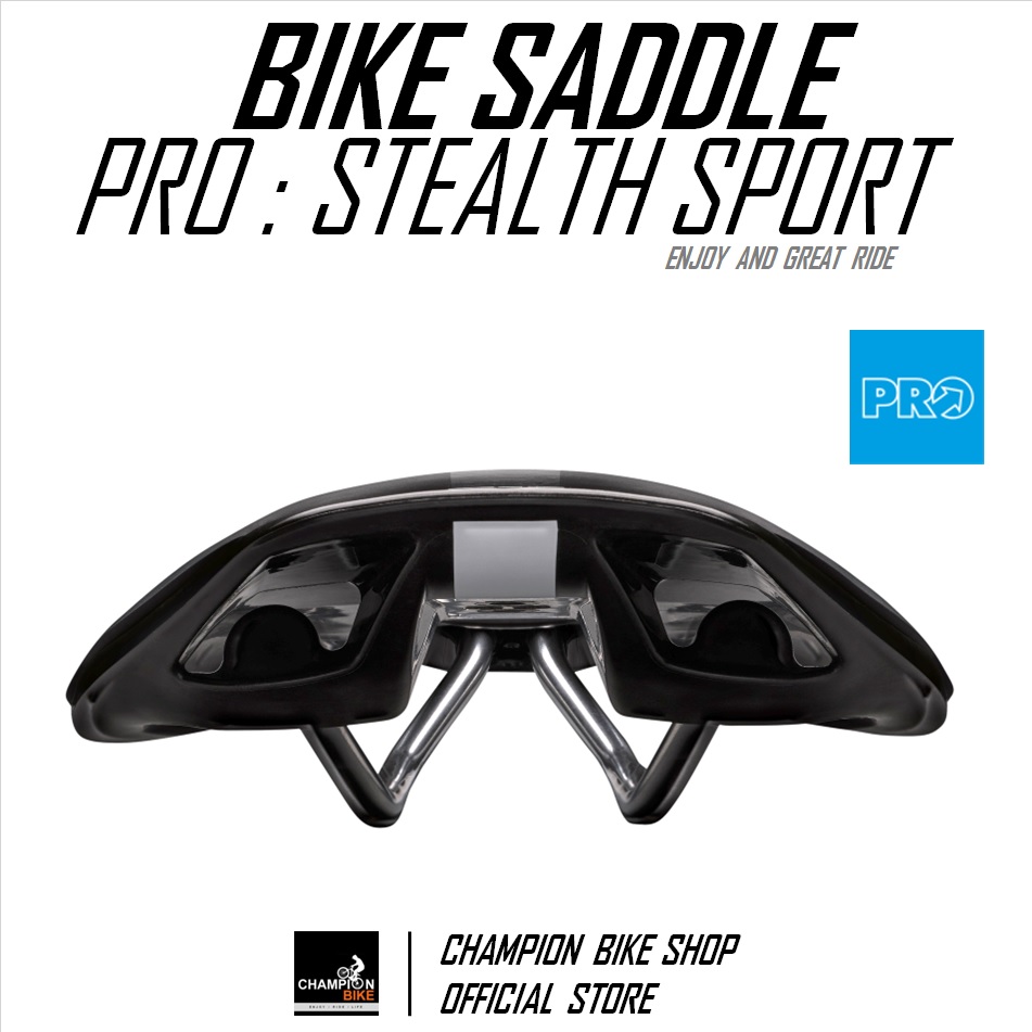 เบาะเสือหมอบ PRO : STEALTH SPORT ROAD BIKE SADDLE