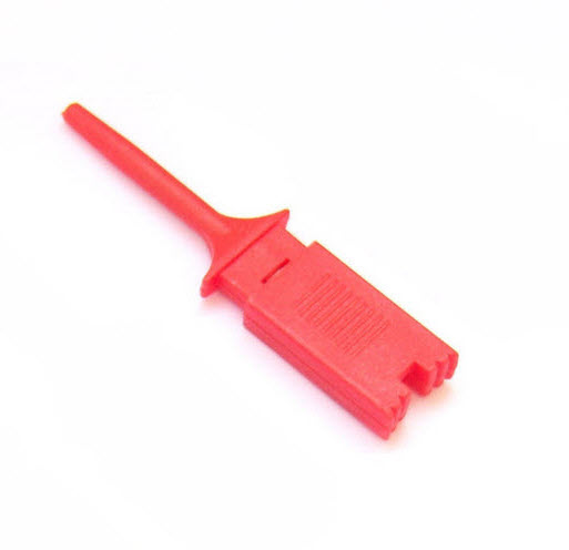 Test Clip Mini Grabber SMD IC Hook Probe Jumper (RED)