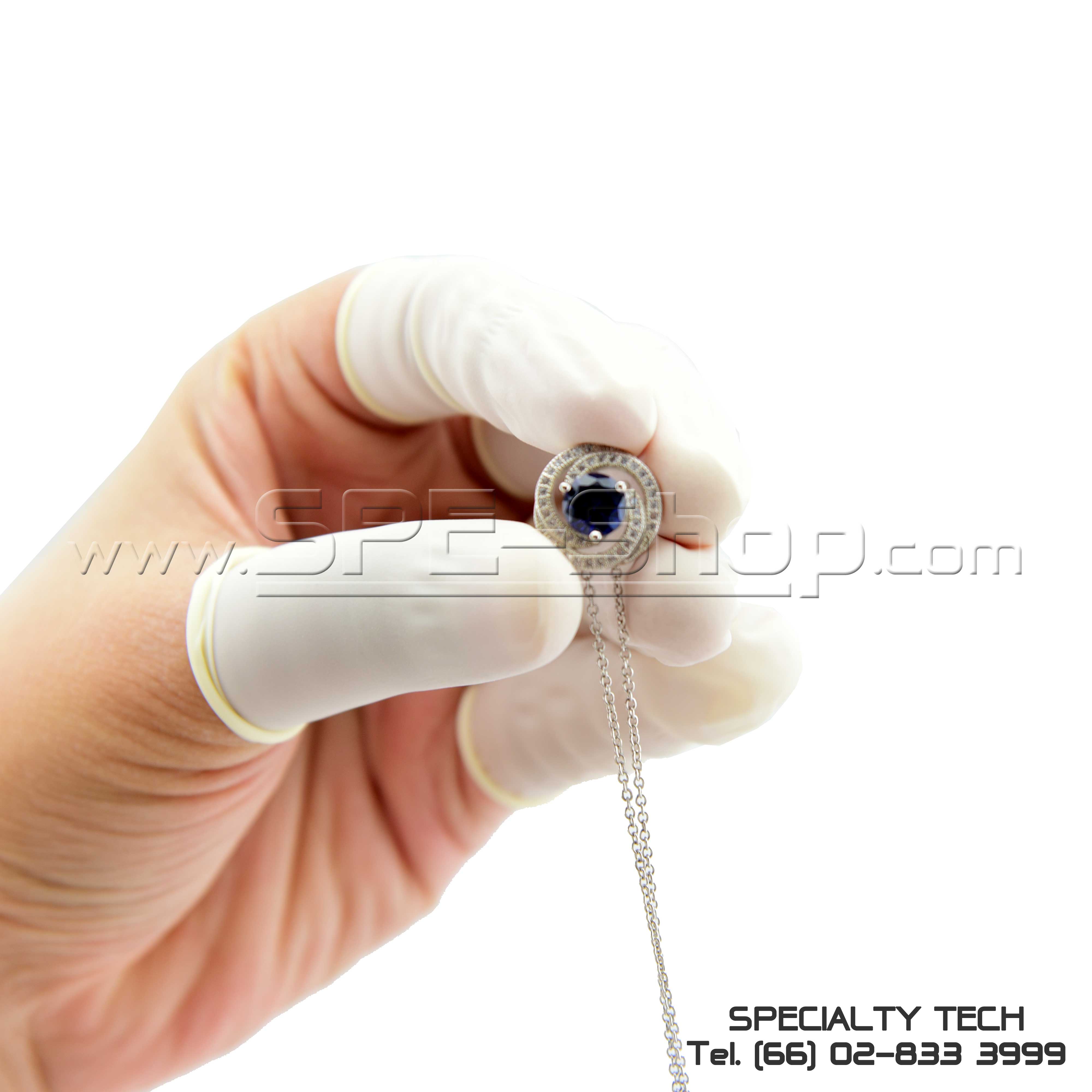 Anti-Static White Smooth Roll Finger Cots