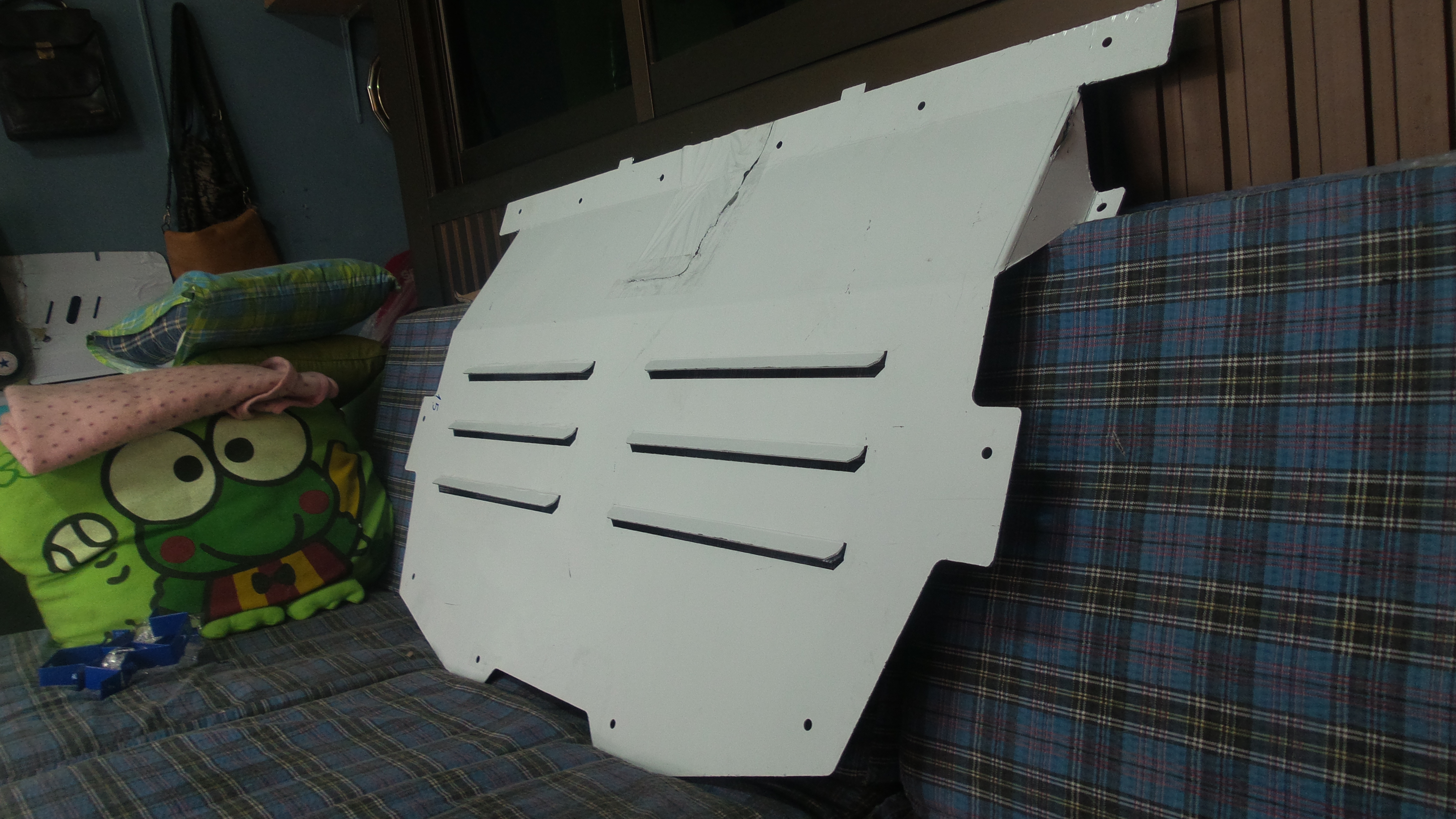 แผ่นปิดใต้ห้องเครื่องอลูมิเนียม Mazda 2 Sky Raceplate_Undertray