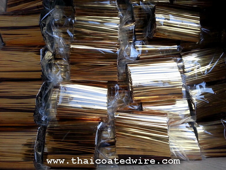 ลวดมัดปากถุง แบบเงา ขนาด 6cm x 1,000pcs