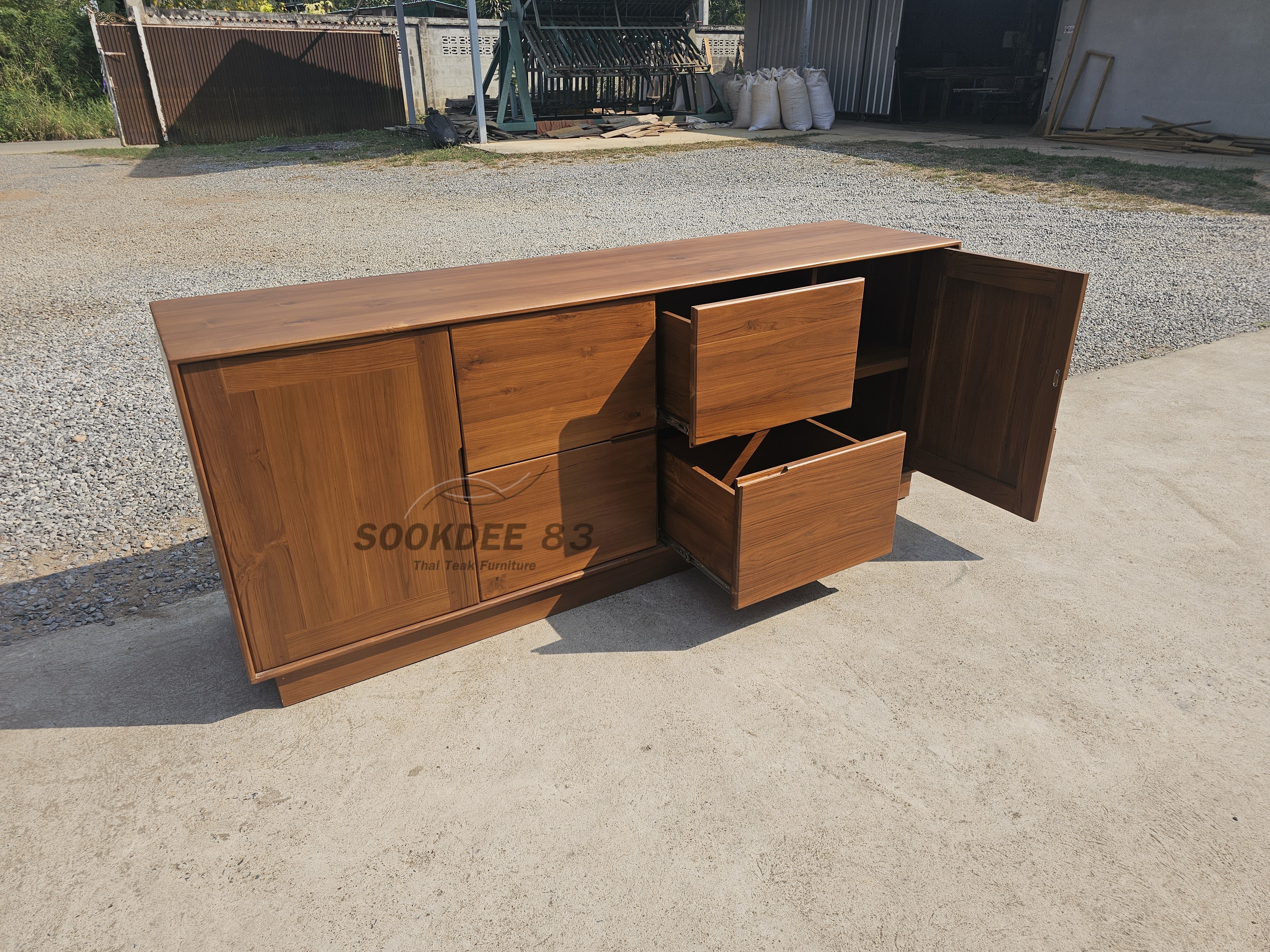 ชั้นวางทีวี 4 ลิ้นชัก