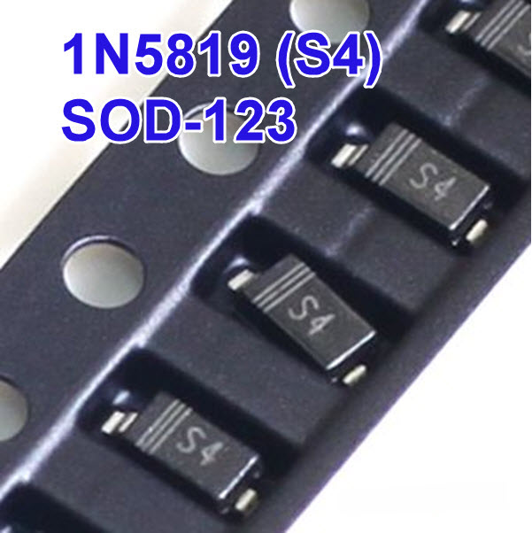 S4 1N5819 SOD-123 SCHOTTKY BARRIER DIODE