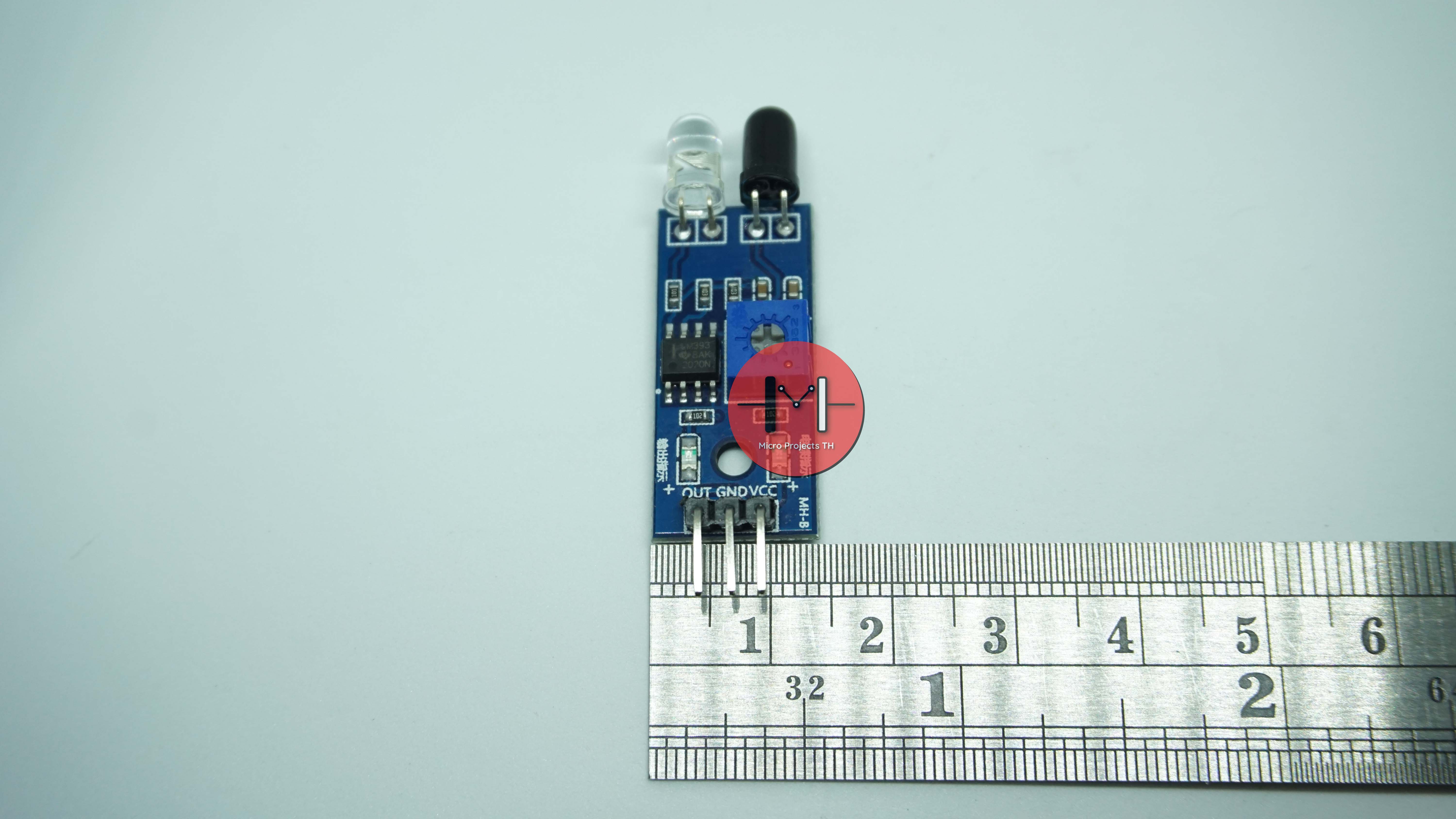 โมดูลตรวจจับสิ่งกีดขวางแบบอินฟาเรด IR Infrared photoelectric Sensor Module
