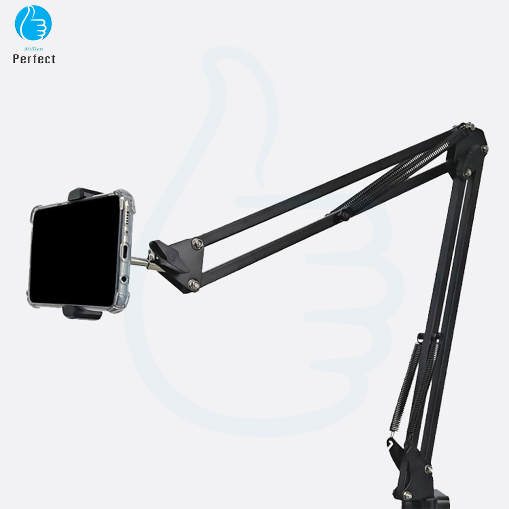 ขาตั้งipad ขาจับมือถือ iPad แบบหนีบโต๊ะ ขาจับโทรศัพท์ จับอยู่ไม่ร่วง สะดวกในการดูหนัง หรือ Live สด ใช้งานได้อเนกประสงค์ รุ่น K035