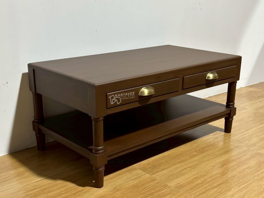 โต๊ะกลางโซฟา สีวอลนัทเข้ม