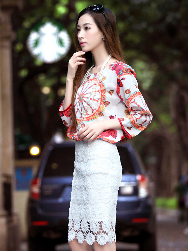 ชุดเซ็ทเสื้อและกระโปรง ส่งฟรี ems