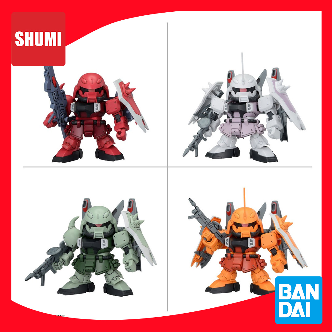 Bandai BB SENSHI ZGMF ZAKU SERIES SET 4573102674548 A4