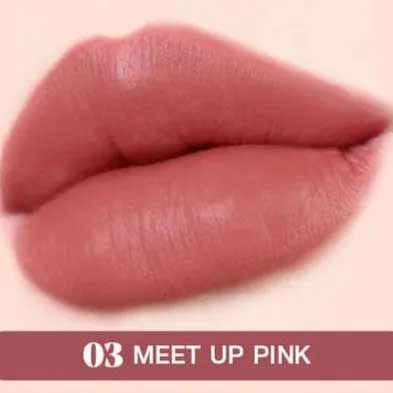 Srichand Feelin Me Matte Liquid Lip 3g. #03 Meet Up Pink ลิปศรีจันทร์ ฟิลลิน มี แมทต์ ลิควิด ลิป ขนาด 3 กรัม สี 03 Meet Up Pink