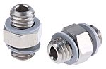 SMC M5 x 0.8 Male SMC Pneumatic Adapter, Metric Bulkhead Threaded