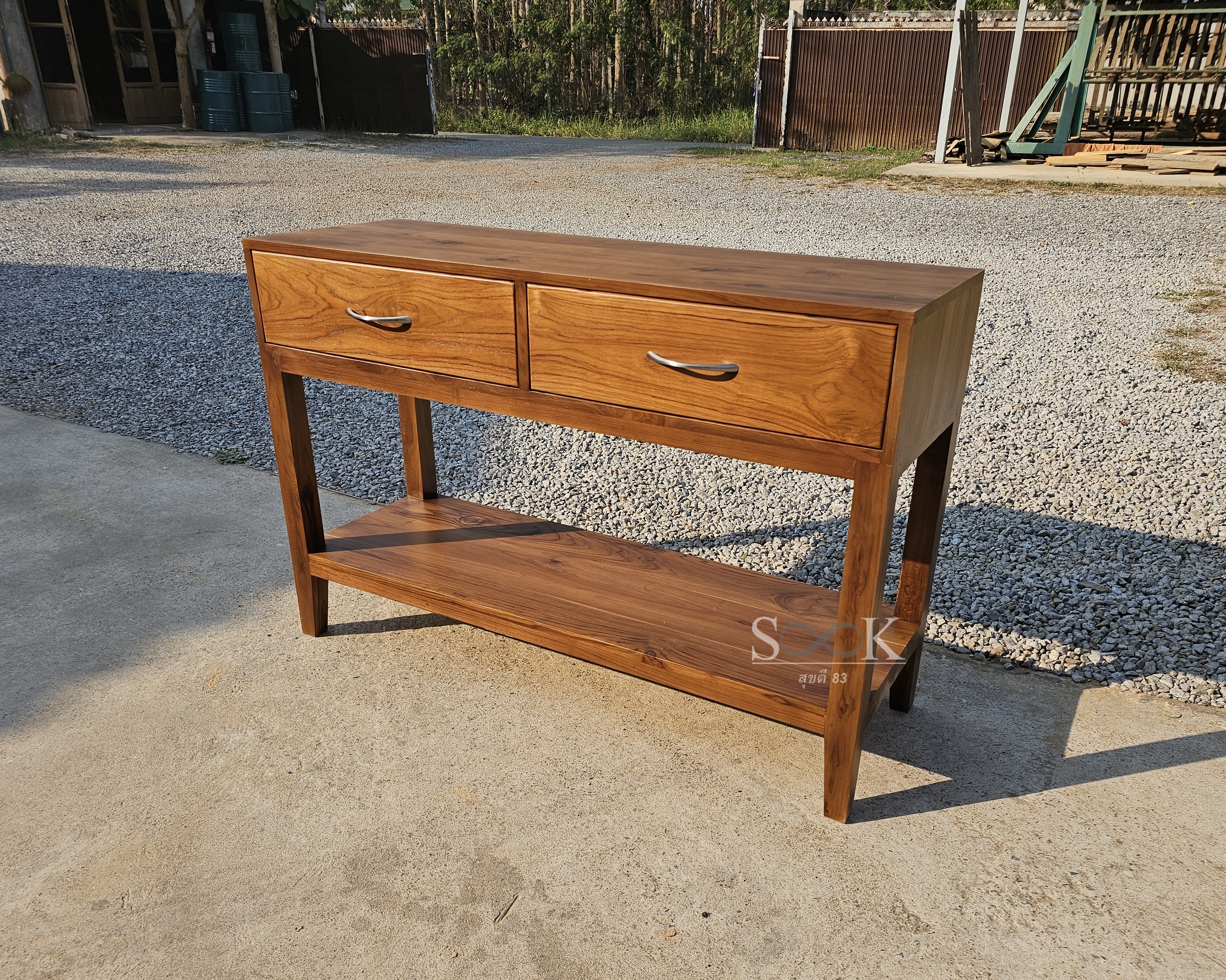 โต๊ะคอนโซลขาตรง 1.20 ม.