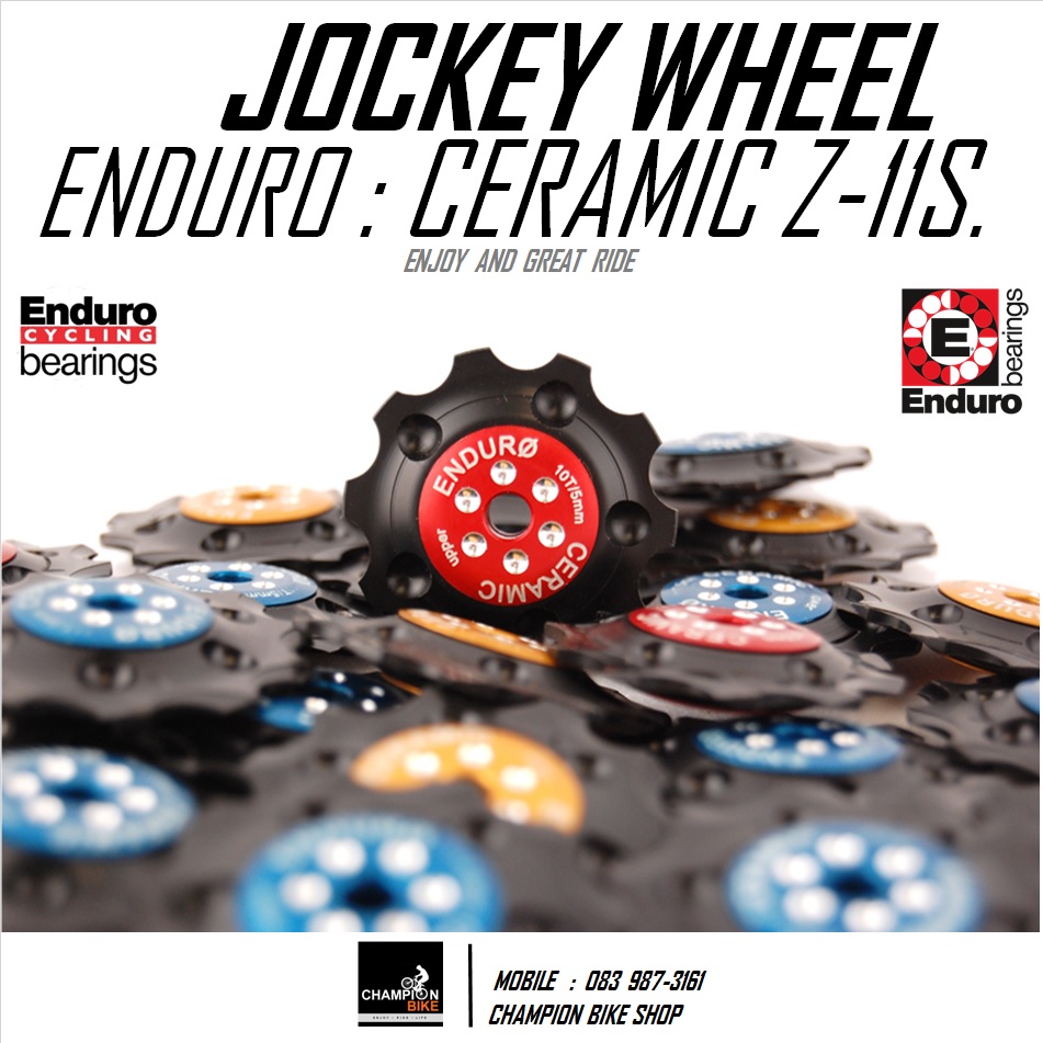 เฟืองตีนผีเซรามิค ENDURO : CERAMIC ZERO JOCKEY WHEEL FOR SHIMANO DERAILLEUR 11 SPEED สีน้ำเงิน