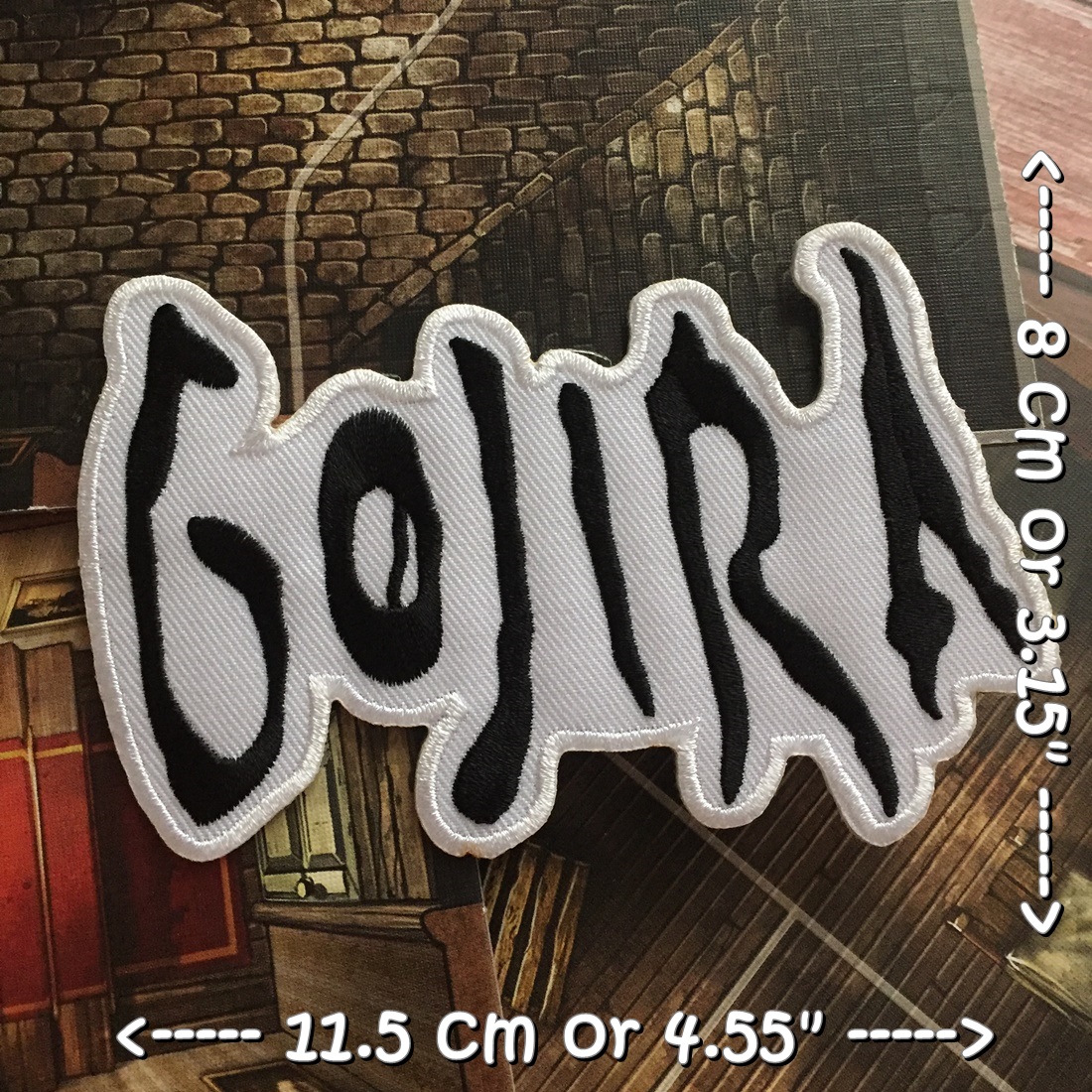 Gojira วงดนตรี ร็อค เฮฟวี่เมทัล พังค์ ตัวรีดแบบปัก อาร์มปัก ตัวรีดติดเสื้อ ตัวรีด ติดกระเป๋า ติดหมวก ติดแจ๊คเก็ต Rock Iron on Embroidered Patch