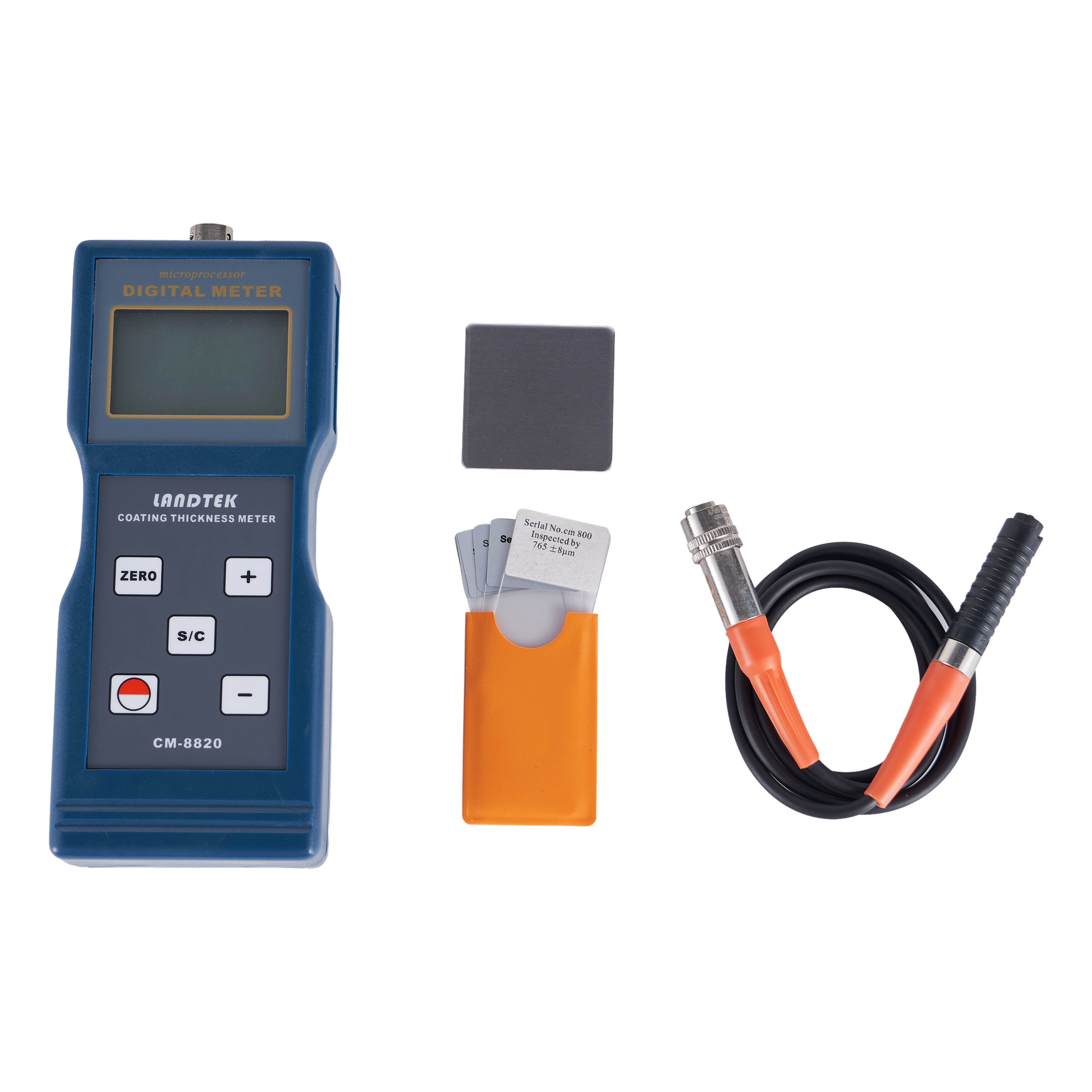 เครื่องวัดความหนาสี,Landtek, Digital Coating Thickness Gauge(F Type) CM-8820,