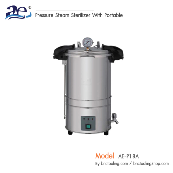 A&E Lab,Pressure Steam Sterilizer With Portable,AE-P18A