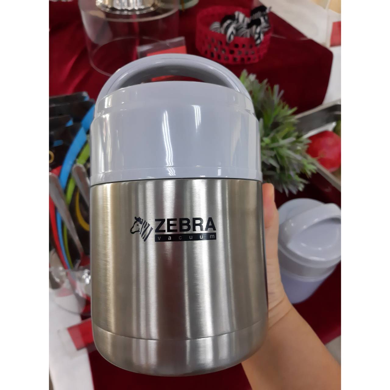 Zebra กระติกอาหารสุญญากาศ Happy Meal 0.6 ลิตร ตราหัวม้าลาย