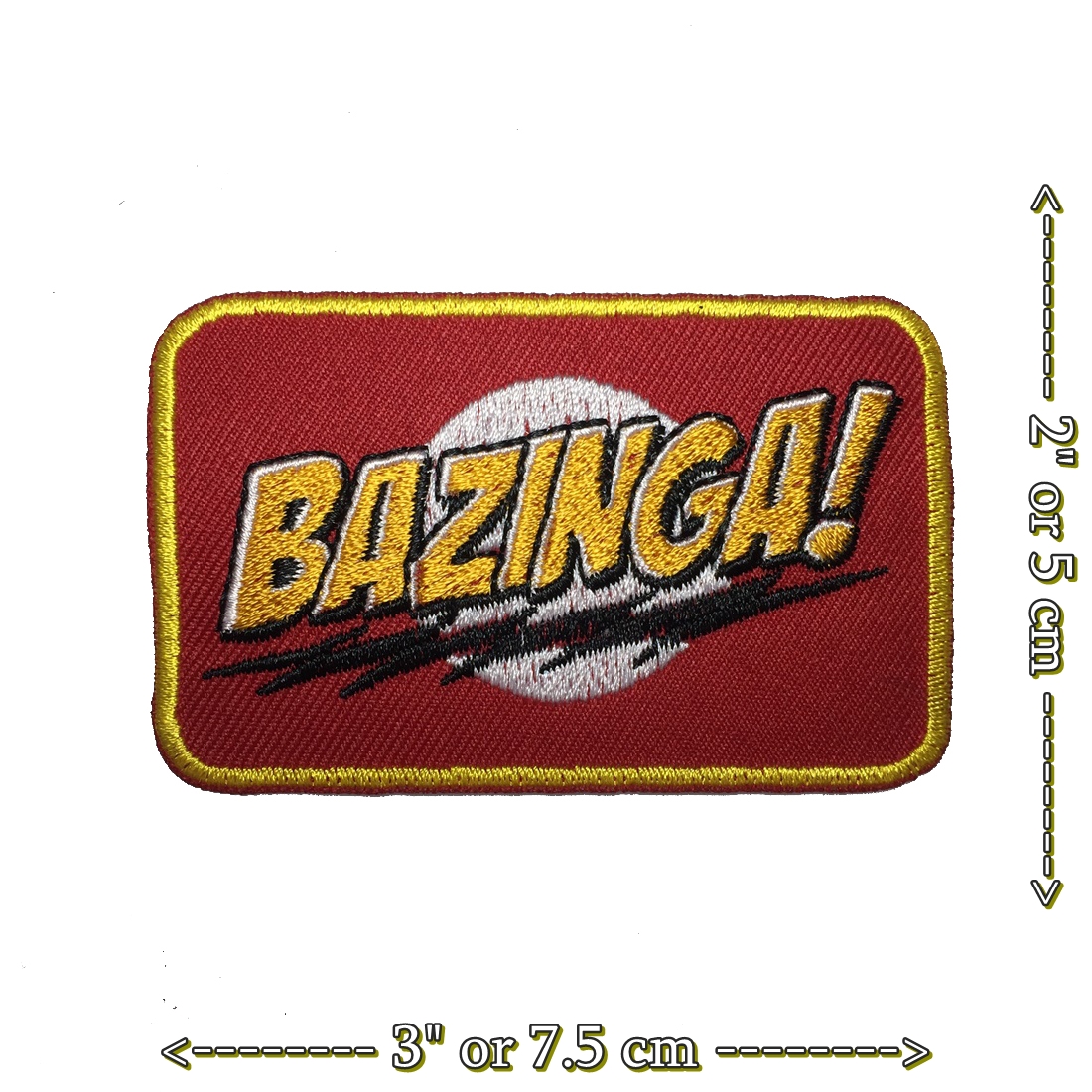 Bazinca! ตัวรีดติดเสื้อ อาร์มรีด อาร์มปัก ตกแต่งเสื้อผ้า หมวก กระเป๋า แจ๊คเก็ตยีนส์ Quote Embroidered Iron on Patch