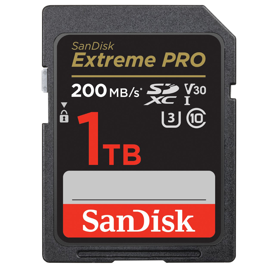 SanDisk Ultra SD Card ClassU3 1TB Speed 200MB/s / 140MB/s R/W (SDSDXXD-1T00G-GN4IN) SDXC เมมโมรี่การ์ด สำหรับ SDCARD กล้องมิลเลอร์เลส DSLR Mirrorless ประกันตลอดอายุการใช้งาน