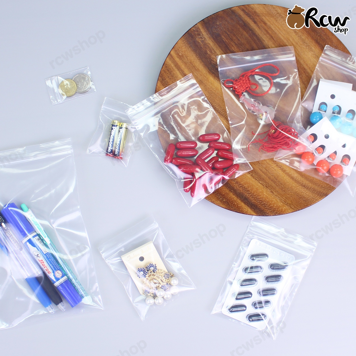 ถุงซิปล็อค PE หนา 1 กิโลกรัม