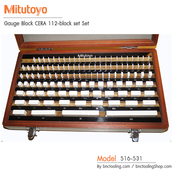 Mitutoyo,Gauge Block CERA 112-block Set,516-531