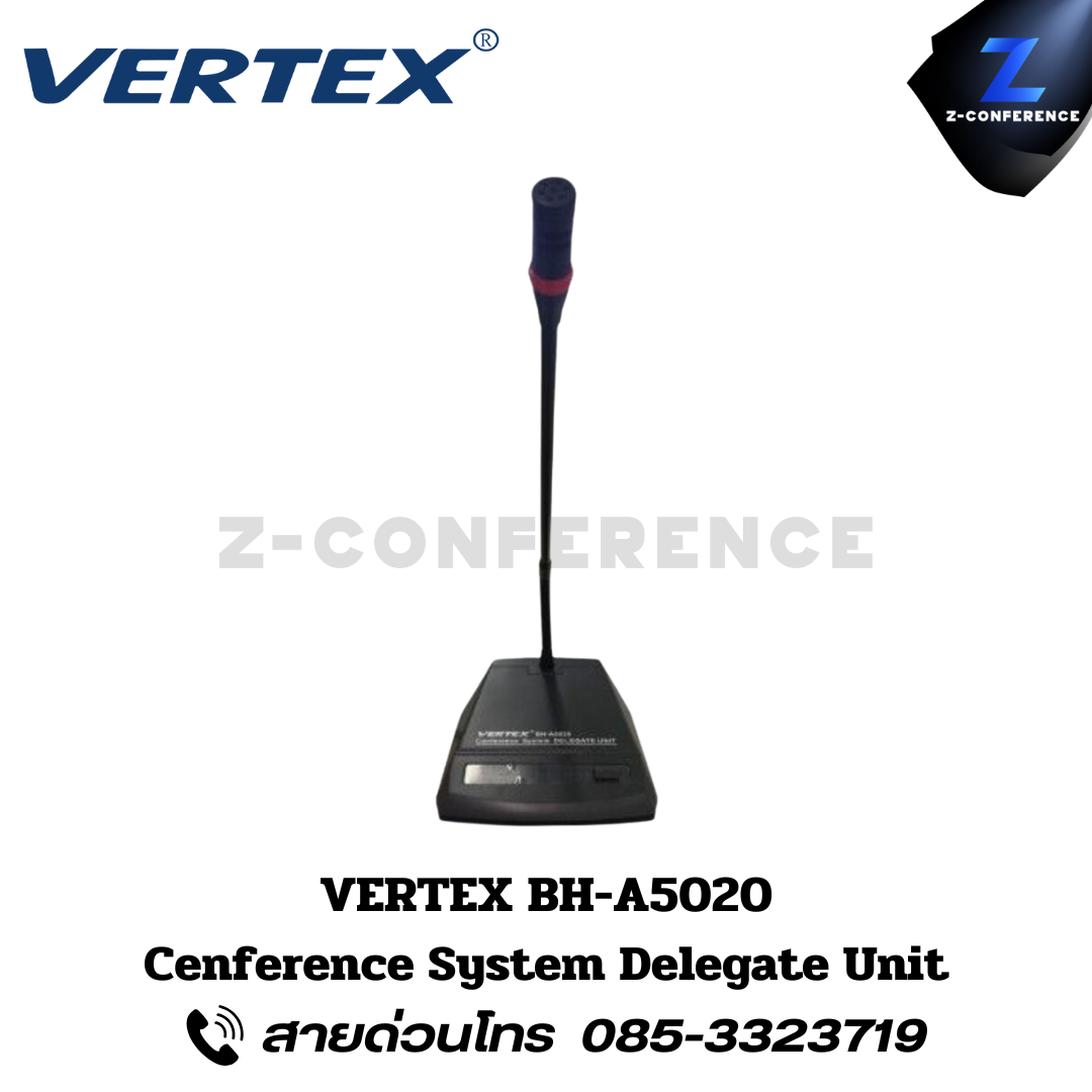 VERTEX Conference System Delegate Unit ไมค์ประชุม ชุดประชุม ไมค์ห้องประชุม ไมค์ conference