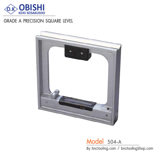 OBISHI,GRADE A PRECISION SQUARE LEVEL,504-A