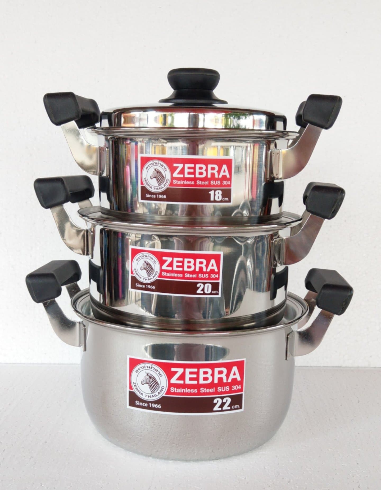 Zebra หม้อหุงต้ม รุ่น Carry ตราหัวม้าลาย