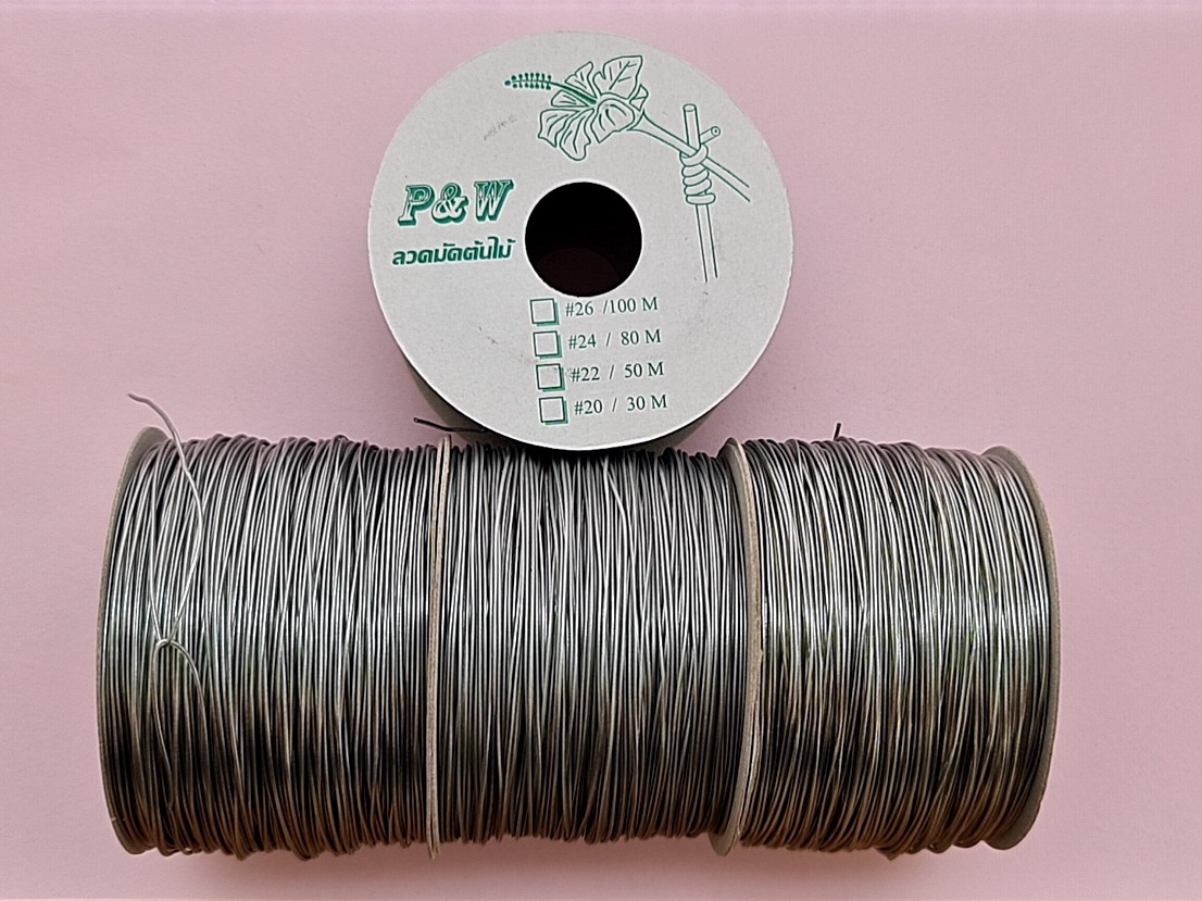 ลวดมัดต้นไม้ ลวดผูกต้นไม้ ลวดขึงสแลน ลวดเพาะชำ ลวดผูกป้าย ลวดบอนไซ ลวดคล้องป้าย ลวดมัดงานเกษตร ลวดลวดมัดสแลน หุ้มแบบกลม-บจก.พลาสติกแอนด์ไวร์โปรดัก SKU-00649