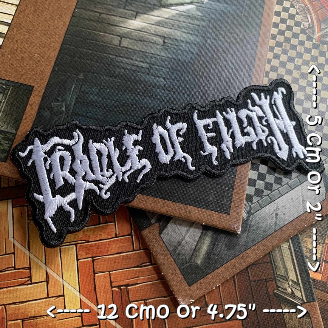 Cradle of Filth วงดนตรี ร็อค เฮฟวี่เมทัล พังค์ ตัวรีดแบบปัก อาร์มปัก ตัวรีดติดเสื้อ ตัวรีด ติดกระเป๋า ติดหมวก ติดแจ๊คเก็ต Rock Iron on Embroidered Patch