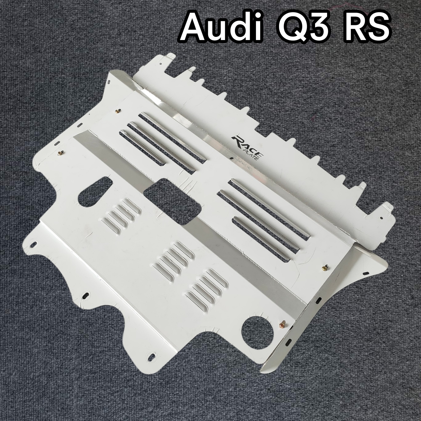 แผ่นปิดใต้ห้องเครื่องอลูมิเนียม Audi RS Q3 Raceplate_Undertray