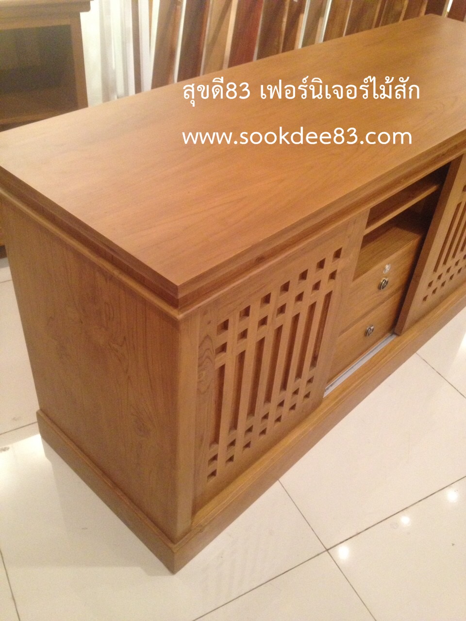 เคาน์เตอร์ 1.5 ม.บานบาหลีเลื่อนสลับ (ทึบ)