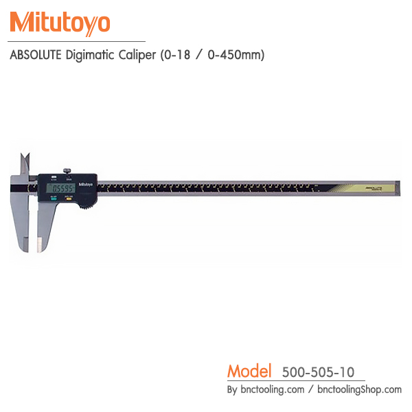 Mitutoyo,ABSOLUTE Digimatic Caliper (0-18 - 0-450mm),500-505-10