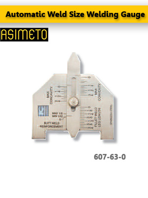 ASIMETO,P157,Automatic Weld Size Welding Gauge,607-63-0