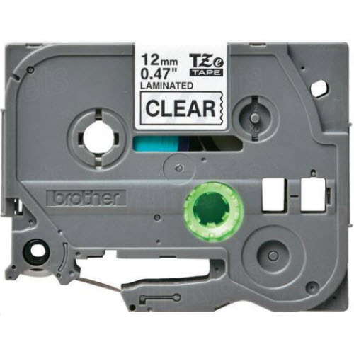 เทปพิมพ์อักษร Brother TZE-131 พื้นใส-อักษรดำ (12mm)