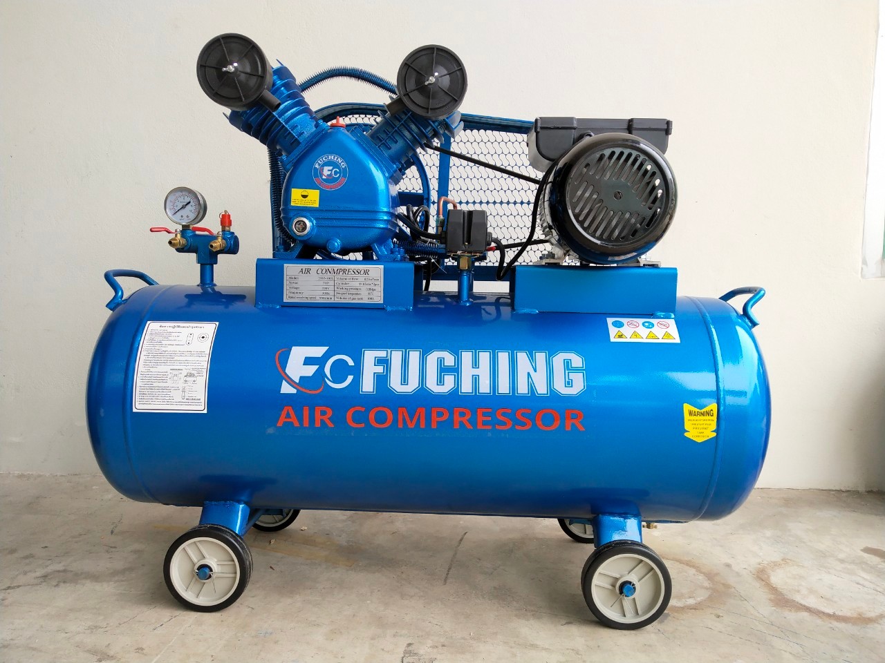 ปั๊มลมรอบเร็ว 2P 3HP 100L