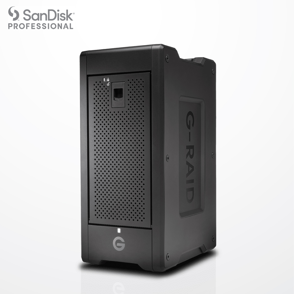 G-RAID SHUTTLE 8 (SDPH48H) Enterprise-class 8-bay External Hard Drive; Ultrastar drives inside, Thunderbolt 3 and USB-C, Transportable, hardware RAID; up to 1900MB/s read SanDisk Professional