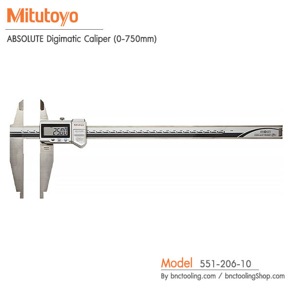 Mitutoyo,ABSOLUTE Digimatic Caliper (0-750mm),551-206-10