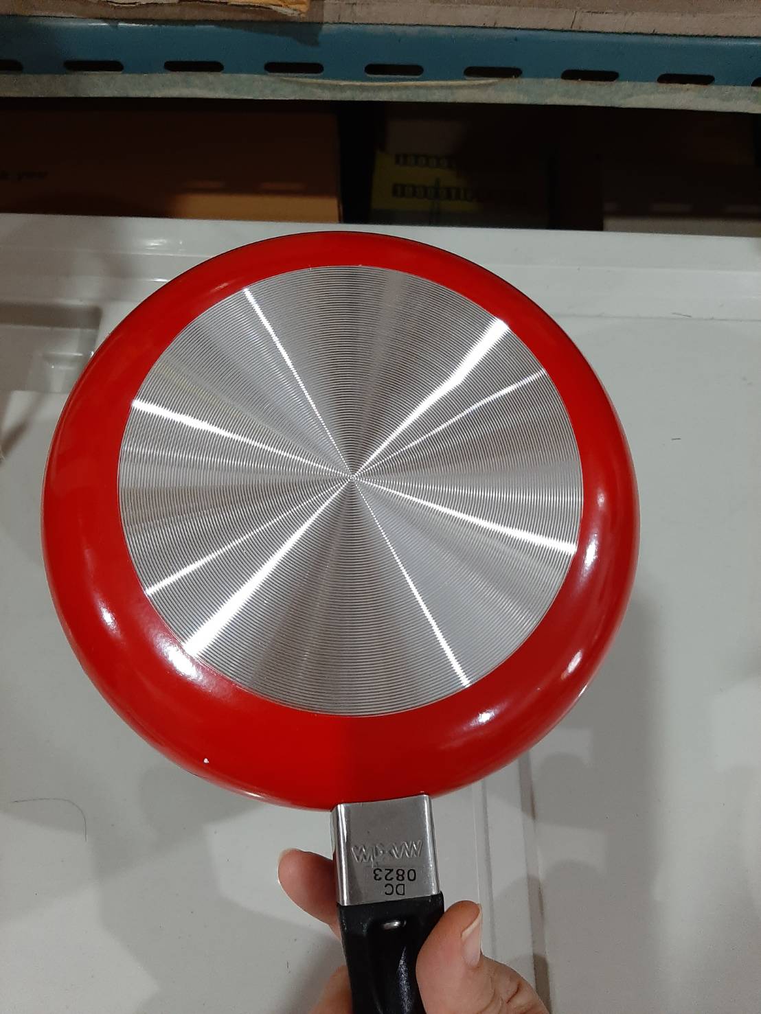 Maxim กระทะด้ามซิลเวอร์ เทปล่อน 18 ซม. (MX-101)