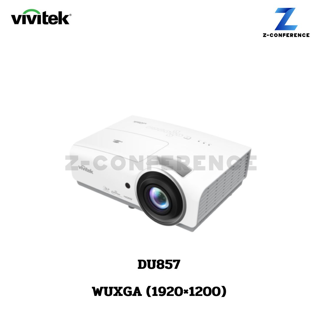 Projector Vivitek DU857 Lamp Projector (5,000 lumens) projector , โปรเจคเตอร์ , เครื่องฉายโปรเจคเตอร์ , โปรเจคเตอร์ดูหนัง , เครื่องโปรเจคเตอร์