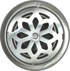 ตะแกรงกันกลิ่นแบบใช้น้ำ(HSJ STAINLESS STEEL FLOOR DRAIN) แบบกลม ขนาด 2 นิ้ว