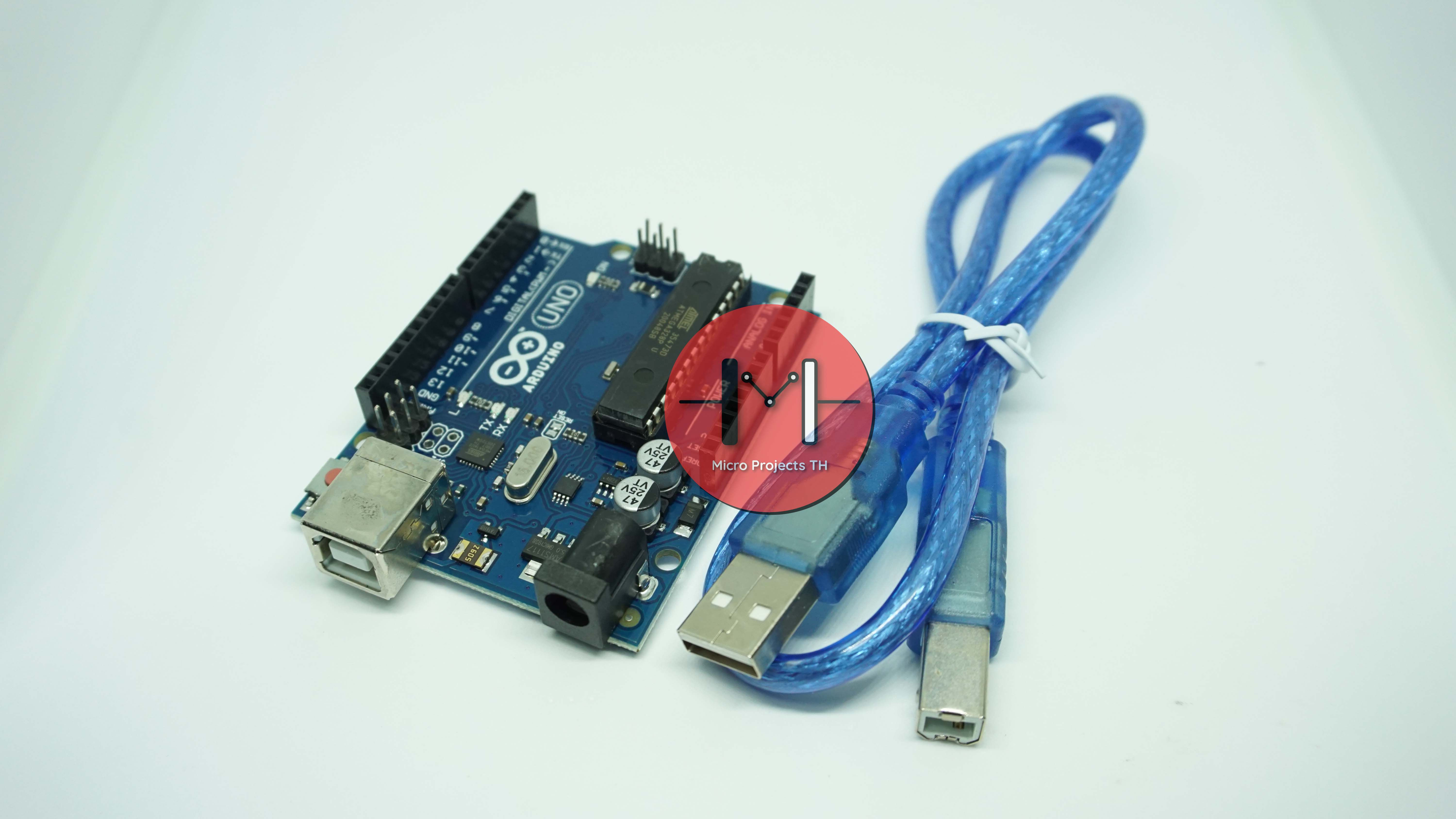 Arduino UNO R3 พร้อมสาย USB 15cm