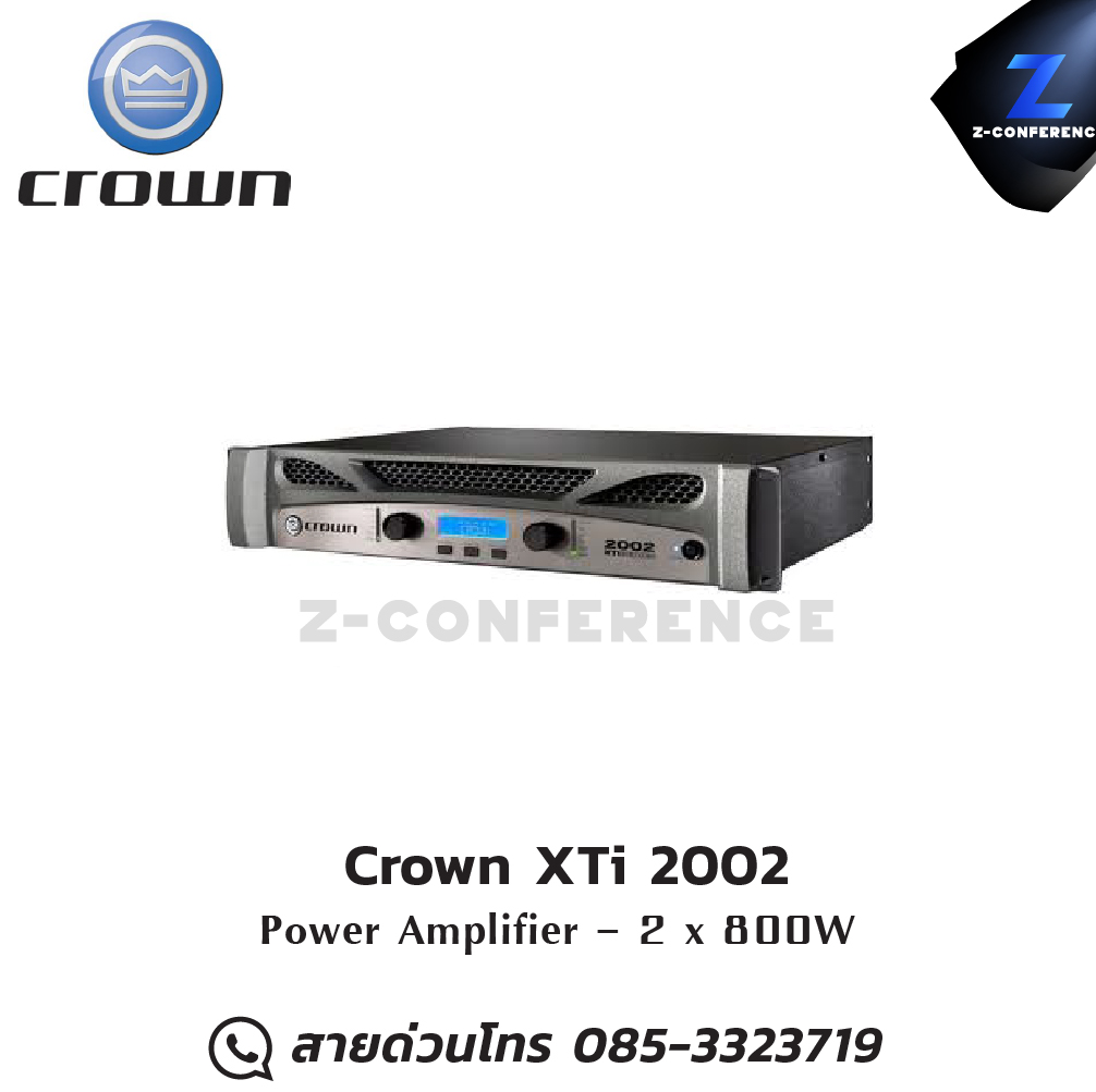 Crown XTi 2002 Power Amplifier 2x800W , แอมป์ , amplifier, power amp, power amplifier