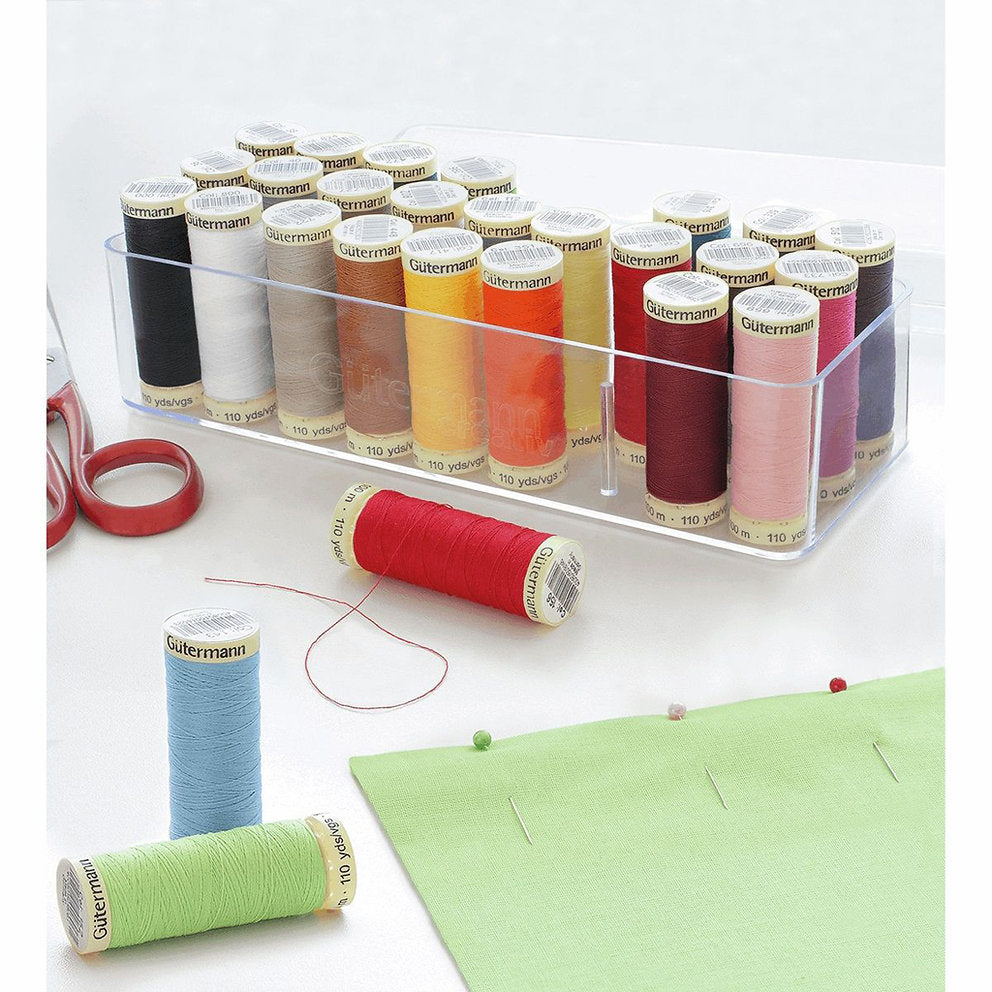 Gutermann Sew-all Thread ด้ายเย็บอเนกประสงค์ Polyester 100% 27 หลอด พร้อมกล่องเก็บ รุ่น 799749 Made in Germany 🇩🇪