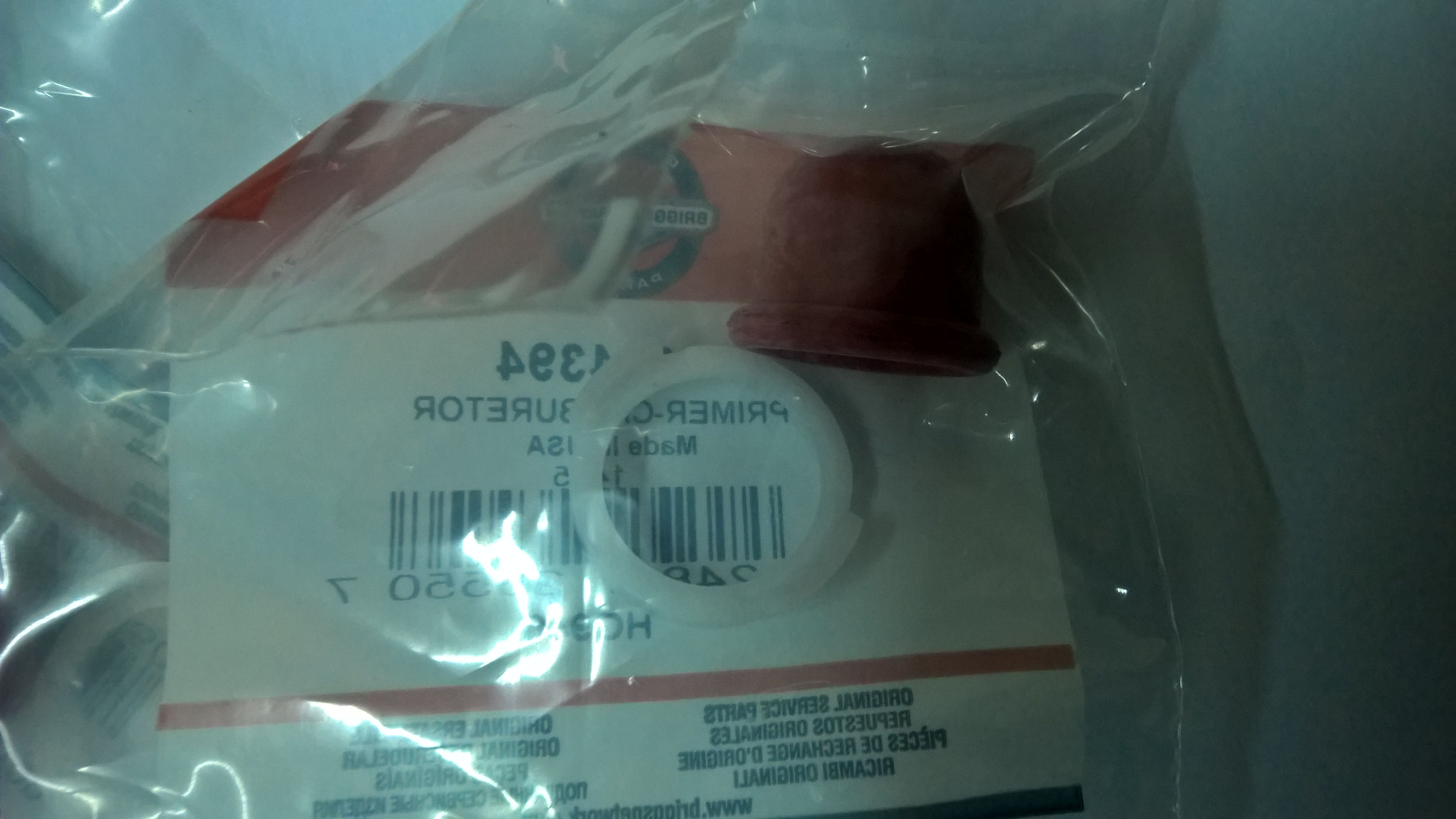 ลูกยางปั๊ม BRIGGS&STRATTON แท้