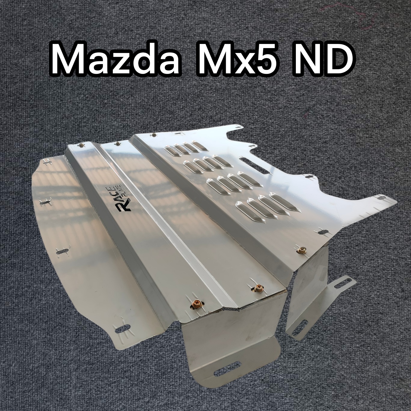 แผ่นปิดใต้ห้องเครื่องอลูมิเนียม Mazda MX5 ND Raceplate_Undertray