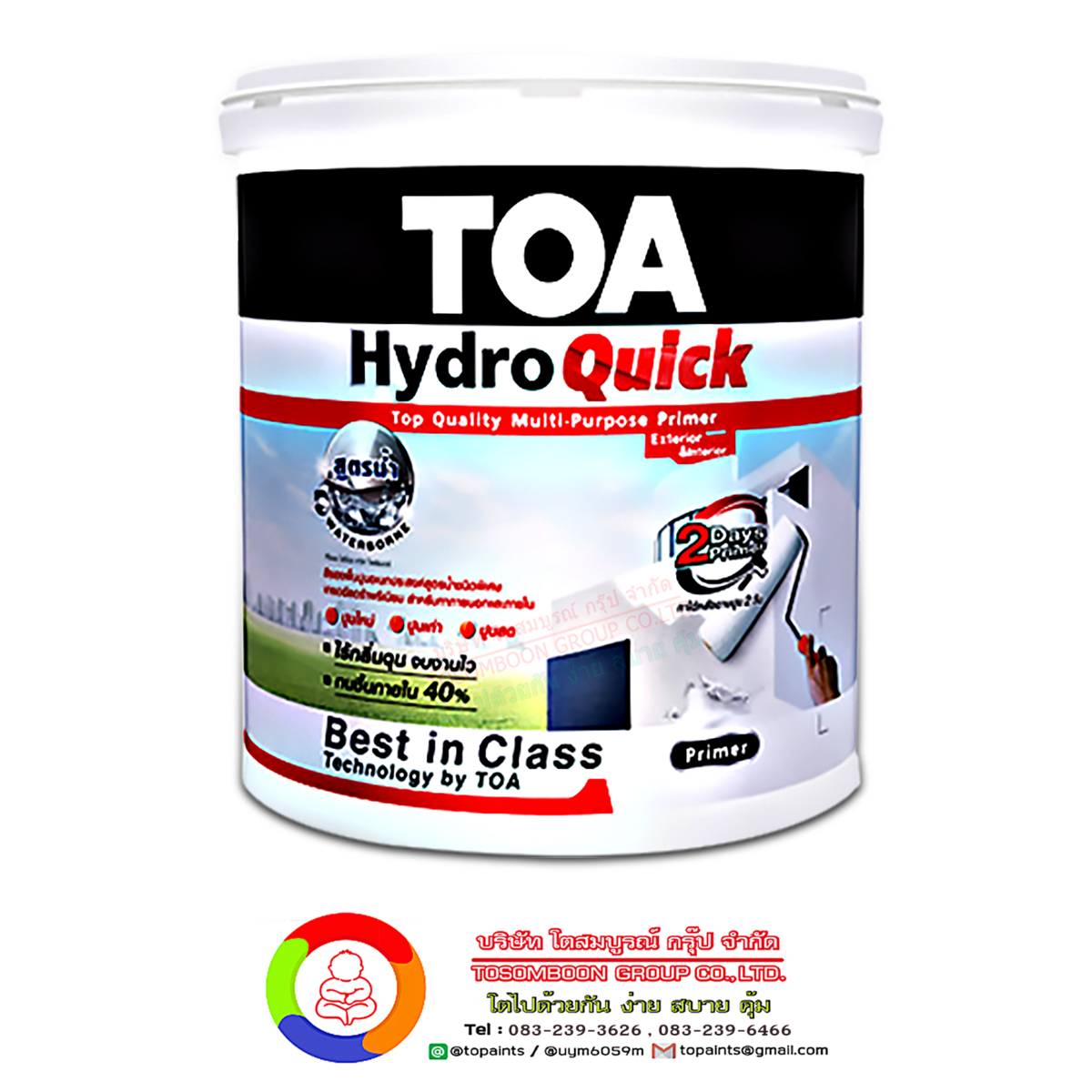 ทีโอเอ ไฮโดร ควิก ไพรเมอร์ TOA HydroQuick Primer