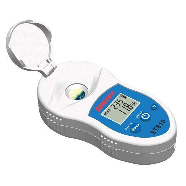 SENTRY (ST-810) Digital Portable Refractometer Brix Meter Refractometer Meter with Temperature and IP65 ST-810