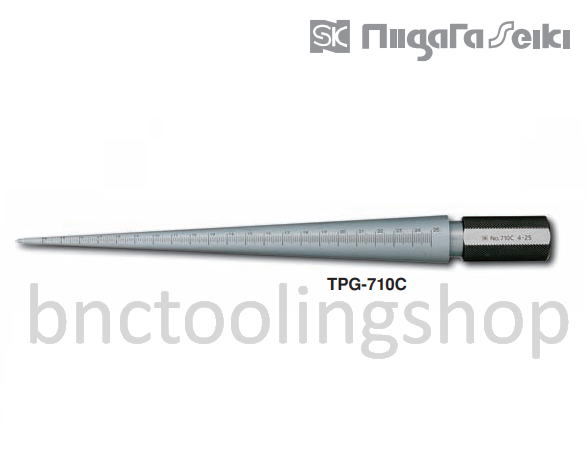 เตเปอร์เกจทรงกลม 4-25มิล,Circuler Taper Gauge 4-25mm,Niigataseiki,TPG-710C